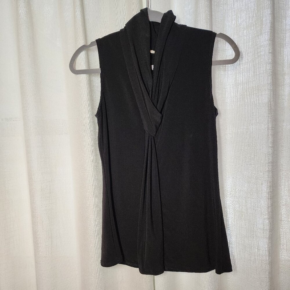 Sleeveless dress top, Prospect Blvd brand, Med, black slight stretch